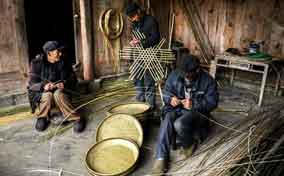 非遗竹编产品走出国门远销世界