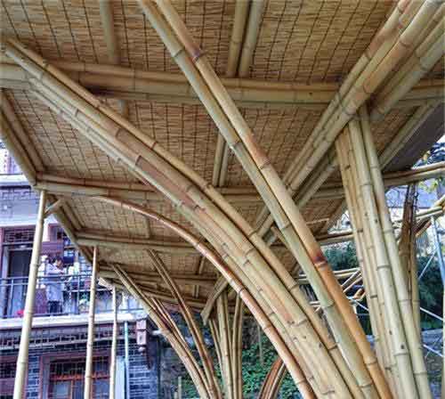 竹结构房子模型